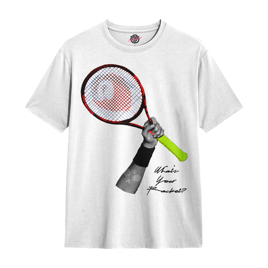 “What’s Your Racket” Tee